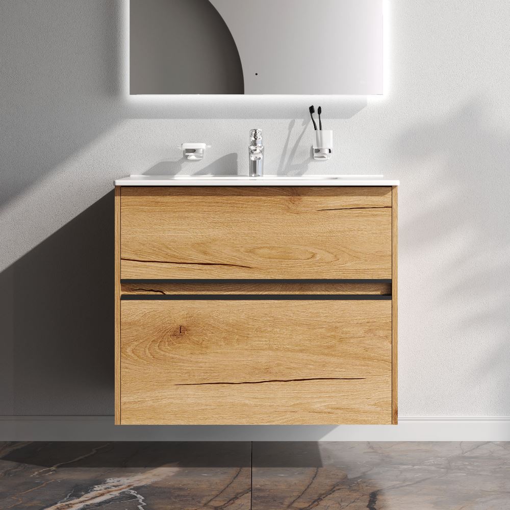 Тумба под раковину AM.PM Sense M7BFUX0802OF универсальная, 80 см, светлое дерево Тумба под раковину AM.PM Sense M7BFUX0802OF универсальная, 80 см, светлое дерево