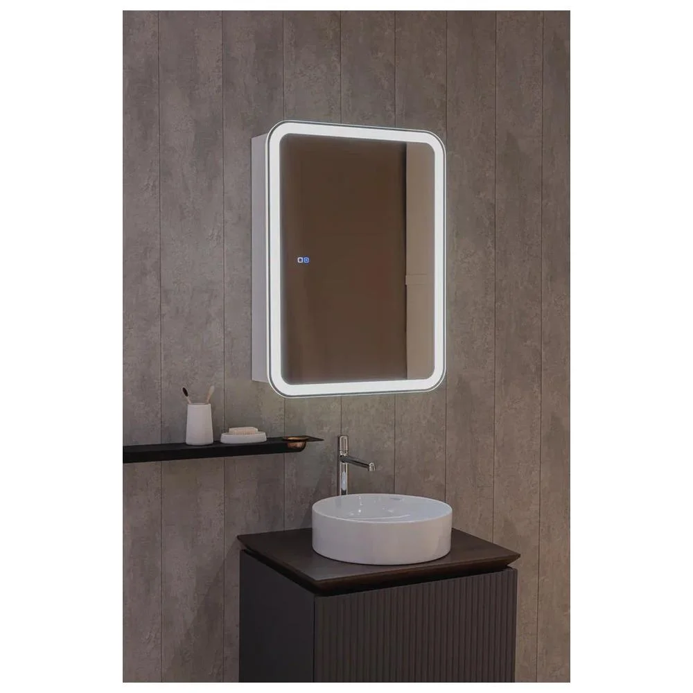 Зеркальный шкаф Silver Mirrors Фиджи Flip 60 LED-00002679 подогрев сенсорный выключатель — Изображение 4