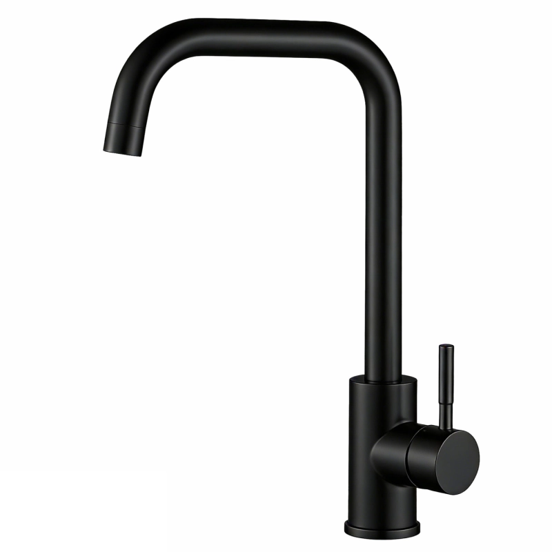 Смеситель для кухни Ceruttispa DUILIO B CT12104 из нержавеющей стали, черный матовый — Изображение 1