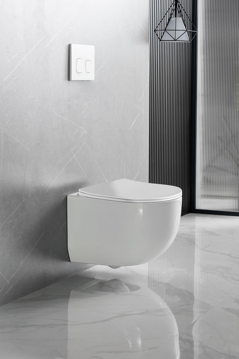 Унитаз подвесной Vincea Globo VT1-52T безободковый, цвет белый, ультратонкое soft-close сиденье Унитаз подвесной Vincea Globo VT1-52T безободковый, цвет белый, ультратонкое soft-close сиденье