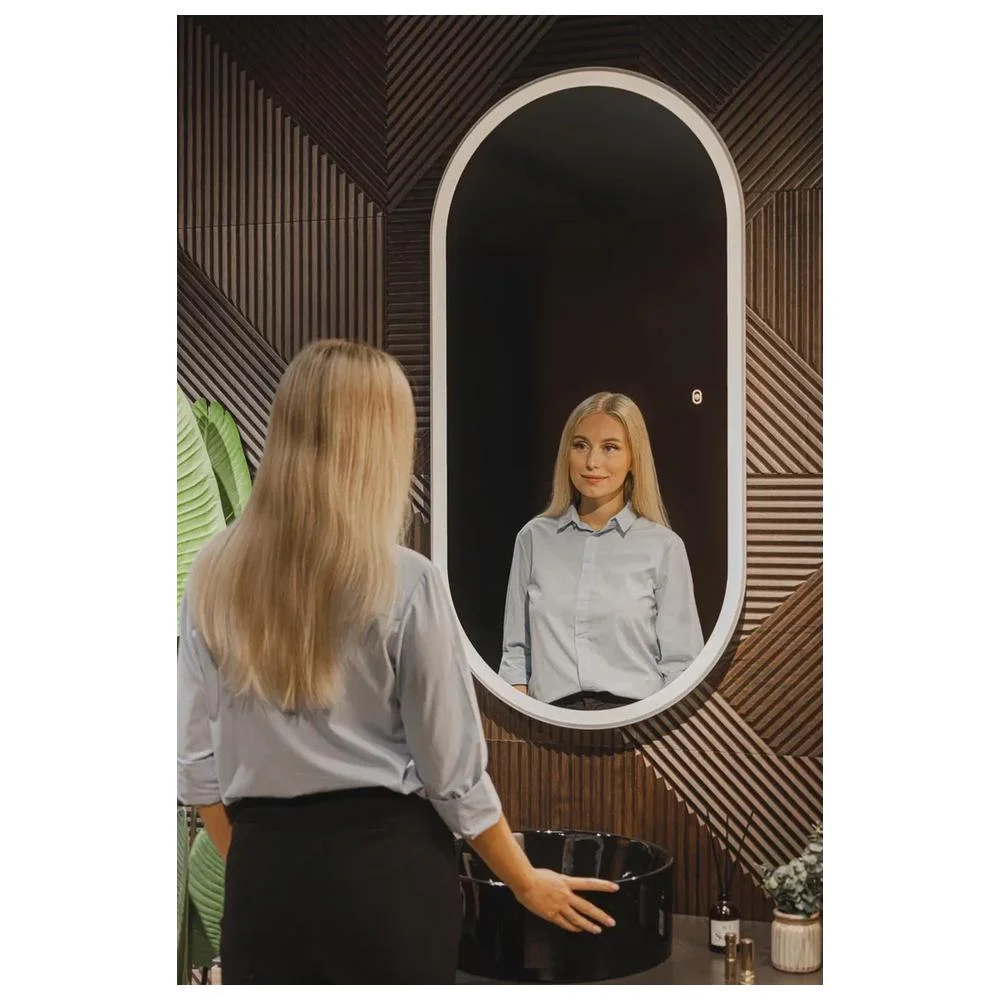 Зеркало Silver Mirrors Виола-ТХ 600х1200 LED-00002695 сенсорный выключатель — Изображение 14
