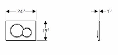 Клавиша смыва Geberit 115.770.KA.5 Sigma 01 пластик, хром глянец.,хром матовый Клавиша смыва Geberit 115.770.KA.5 Sigma 01 пластик, хром глянец.,хром матовый