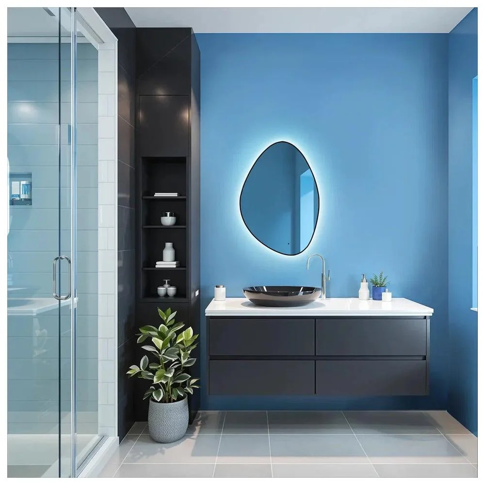 Зеркало Silver Mirrors Lucas BLACK-ТХ 600х850 LED-00003110 бесконтактный сенсор универсал — Изображение 14