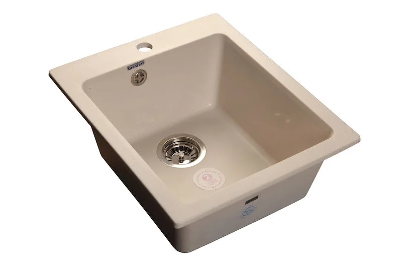Кухонная мойка GranFest Practic P-505 бел белый Кухонная мойка GranFest Practic P-505 бел белый