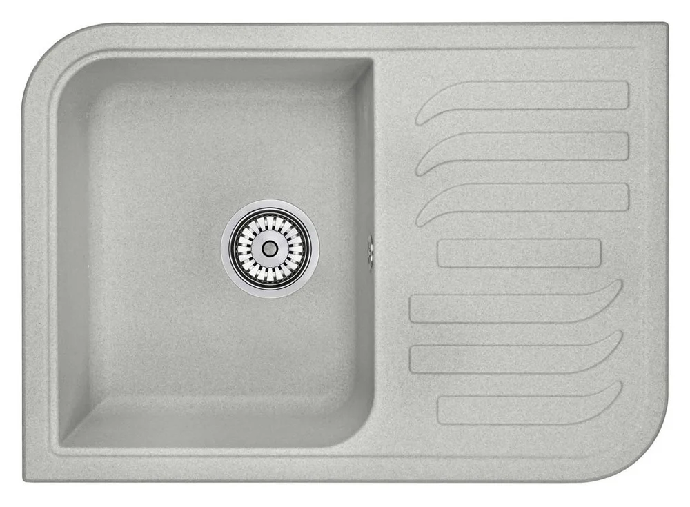 Кухонная мойка Granula 7001, БАЗАЛЬТ, кварц 695х495 Кухонная мойка Granula 7001, БАЗАЛЬТ, кварц 695х495