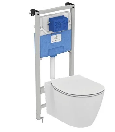 Комплект 3 в 1 Ideal Standard E8822301PC15 инсталляция PROSYS с подвесным унитазом CONNECT Rimless E Комплект 3 в 1 Ideal Standard E8822301PC15 инсталляция PROSYS с подвесным унитазом CONNECT Rimless E