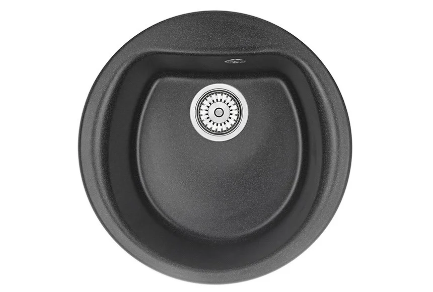 Кухонная мойка Granula 5101, ЧЁРНЫЙ, кварц 500 Кухонная мойка Granula 5101, ЧЁРНЫЙ, кварц 500