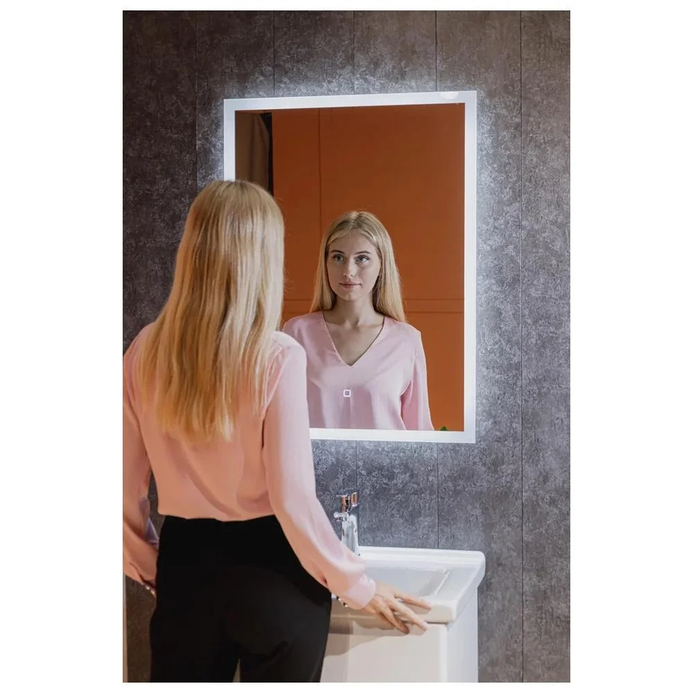Зеркало Silver Mirrors Norma-Lite 600х800 LED-00002574 подсветка сенсорный выключатель — Изображение 13