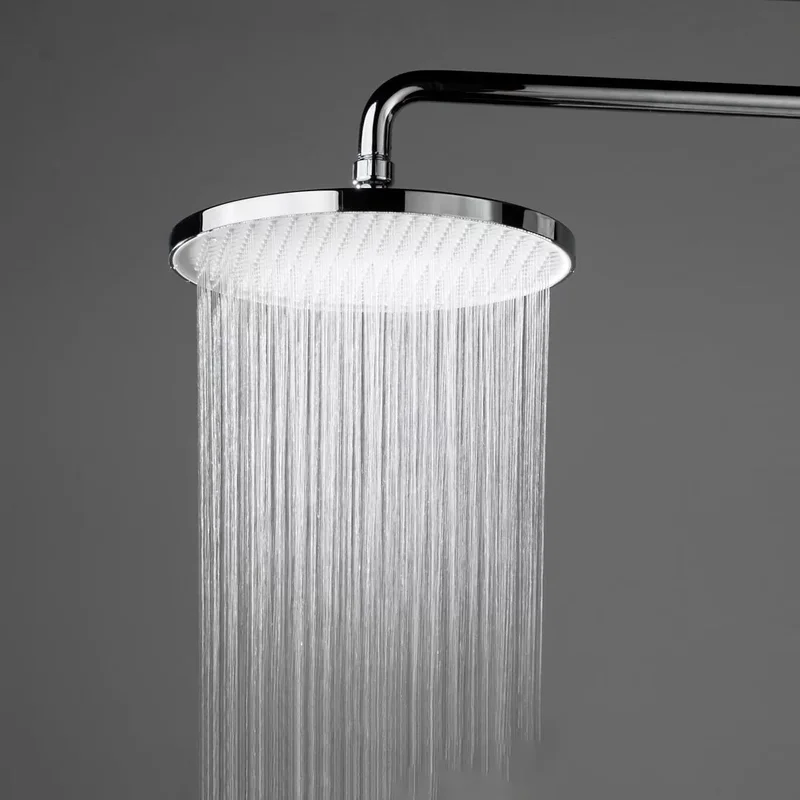 Душевая система Kerama Marazzi Fonte FO.302.KM.CR на 3 потока с поворотным изливом с термостатом, хром — Изображение 2