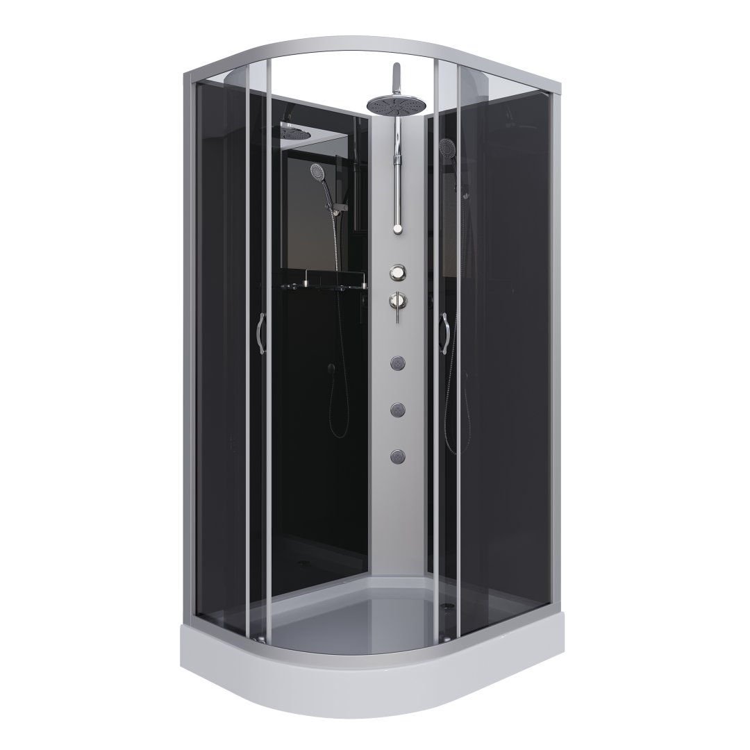 Душевая кабина Niagara Classic NG-3512-14RBKTG (1200х800х2100) низкий поддон (13см) стекло тонированное 35121433RBKTG Душевая кабина Niagara Classic NG-3512-14RBKTG (1200х800х2100) низкий поддон (13см) стекло тонированное 35121433RBKTG