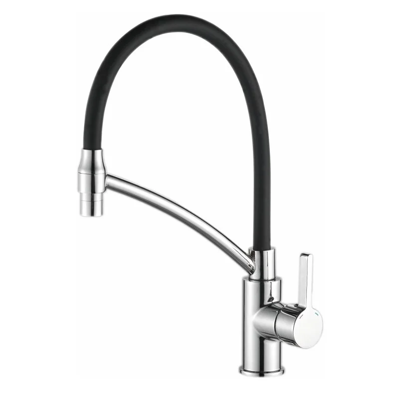 Смеситель для кухни Haiba HB73643-7 черный — Изображение 1