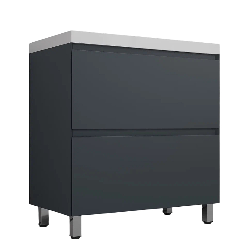 Тумба под раковину Style Line Манхэттен 80 см ЛС-00002372 напольная, графит Тумба под раковину Style Line Манхэттен 80 см ЛС-00002372 напольная, графит