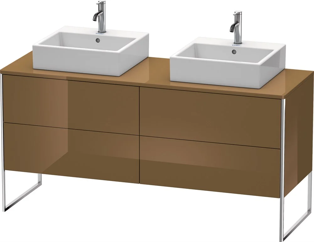 Тумба под раковину Duravit XSquare XS4927B6161 напольная 160 см Коричнево-оливковый глянцевый Тумба под раковину Duravit XSquare XS4927B6161 напольная 160 см Коричнево-оливковый глянцевый