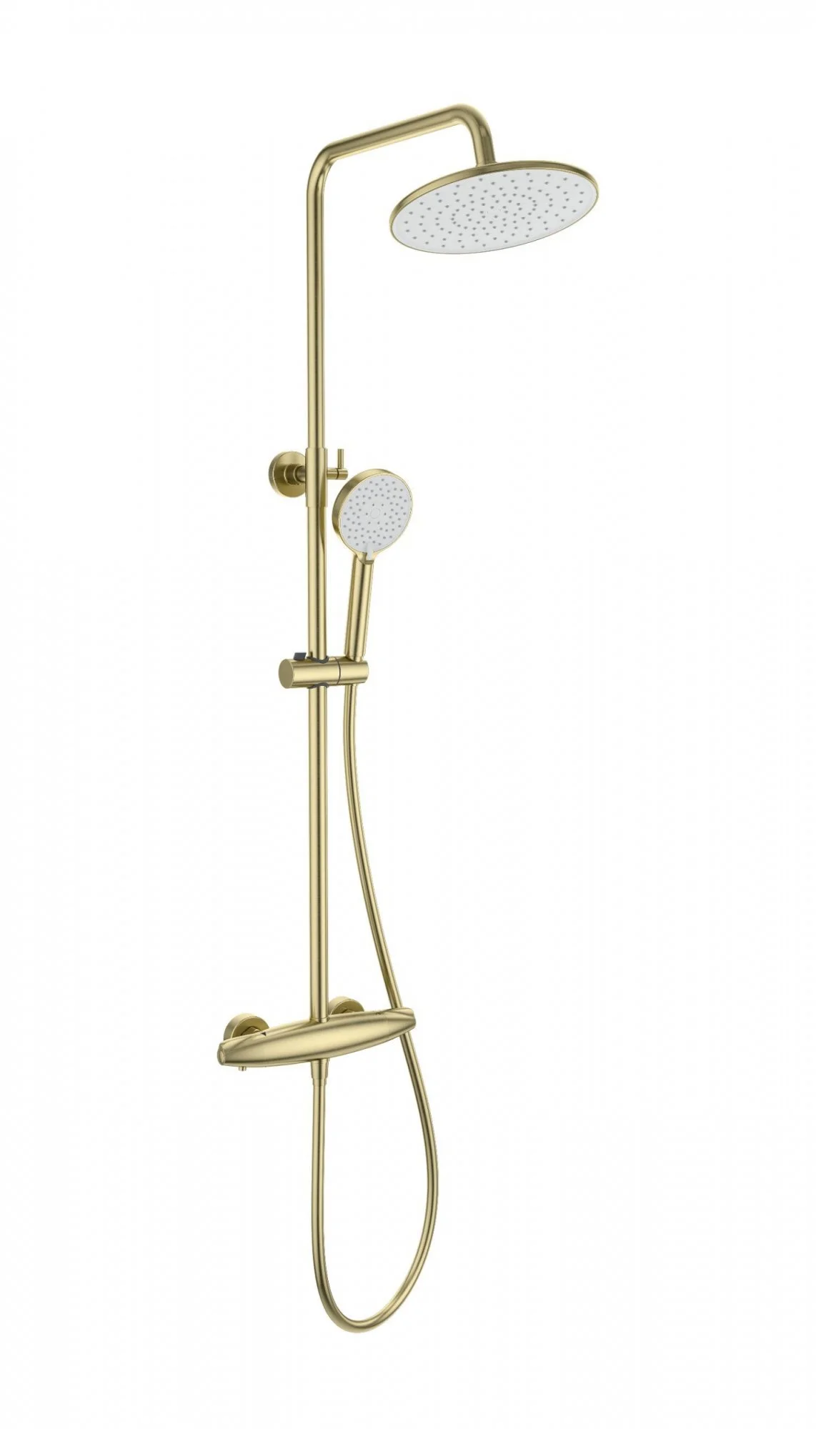 Душевая система Wonzon & Woghand с термостатом, брашированное золото (WW-B3031-A-BG) Душевая система Wonzon & Woghand с термостатом, брашированное золото (WW-B3031-A-BG)