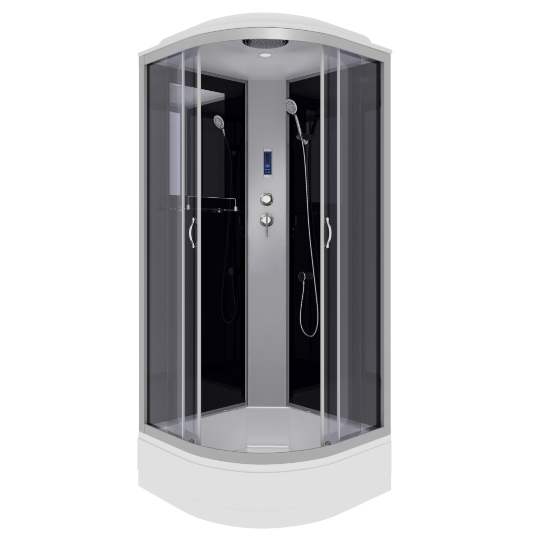 Душевая кабина Niagara Classic NG-3502-14P (1000х1000х2150) средний поддон (26см) стекло тонированное 35021434P Душевая кабина Niagara Classic NG-3502-14P (1000х1000х2150) средний поддон (26см) стекло тонированное 35021434P