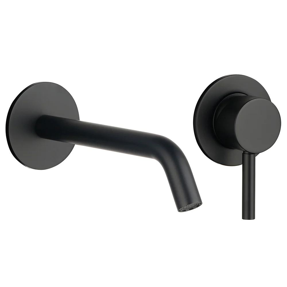 Смеситель для раковины AQUAme Siena AQM 6215MB на 2 отв. 180мм, внутр монтаж в компл, Черный матовый AQM6215MB Смеситель для раковины AQUAme Siena AQM 6215MB на 2 отв. 180мм, внутр монтаж в компл, Черный матовый AQM6215MB