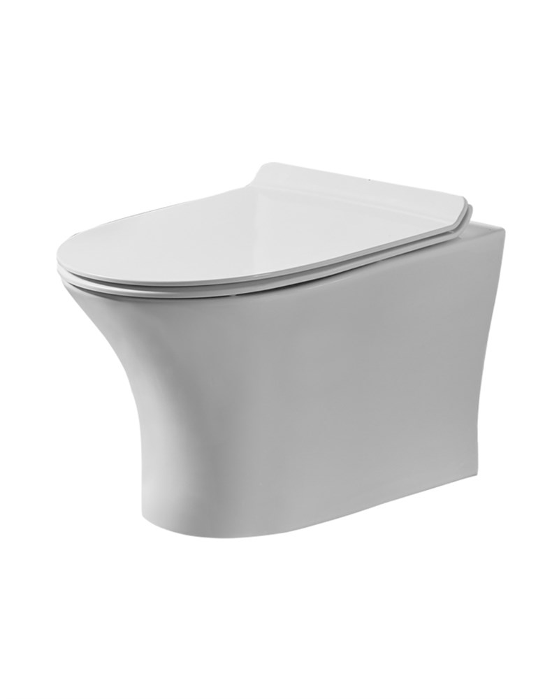 Унитаз подвесной Orange C01-100W безободковый, сиденье с микролифтом Унитаз подвесной Orange C01-100W безободковый, сиденье с микролифтом