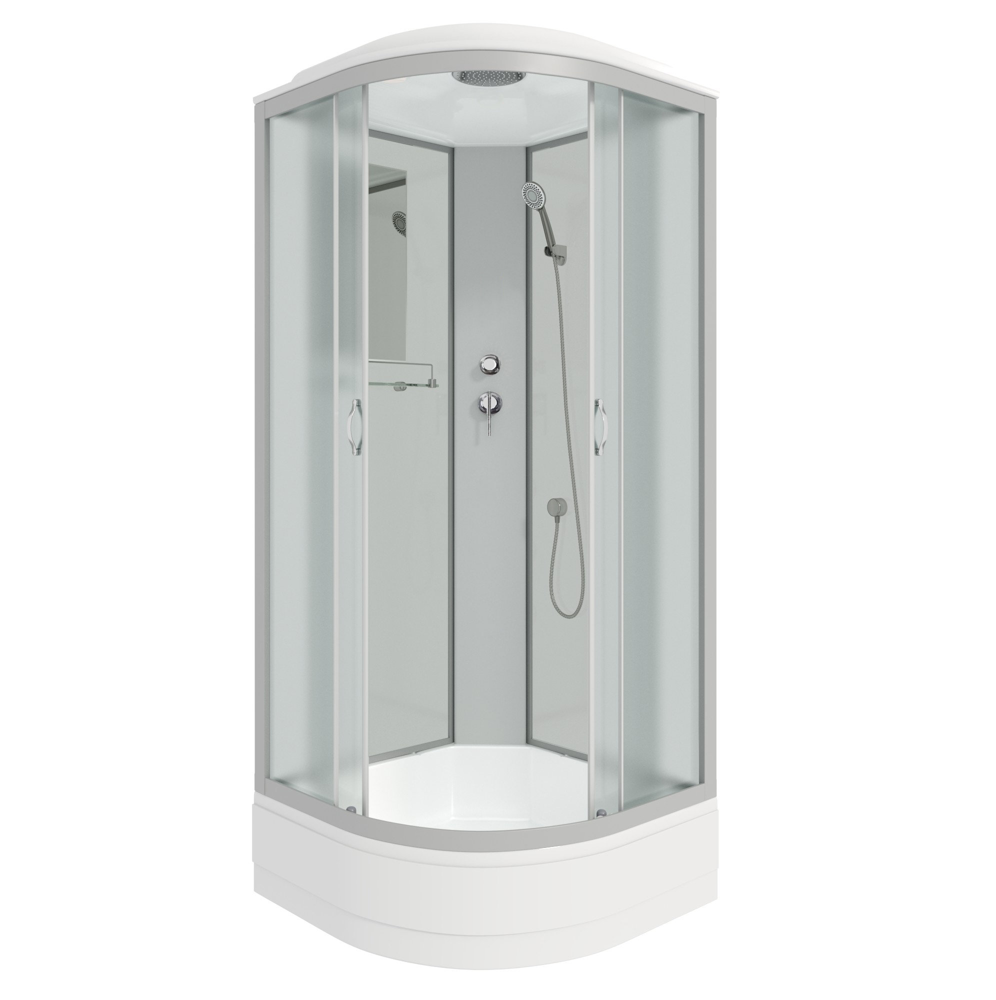 Душевая кабина Niagara Classic NG-3301-14 (900х900х2150) средний поддон (26см) стекло матовое тонированное 33011424 Душевая кабина Niagara Classic NG-3301-14 (900х900х2150) средний поддон (26см) стекло матовое тонированное 33011424