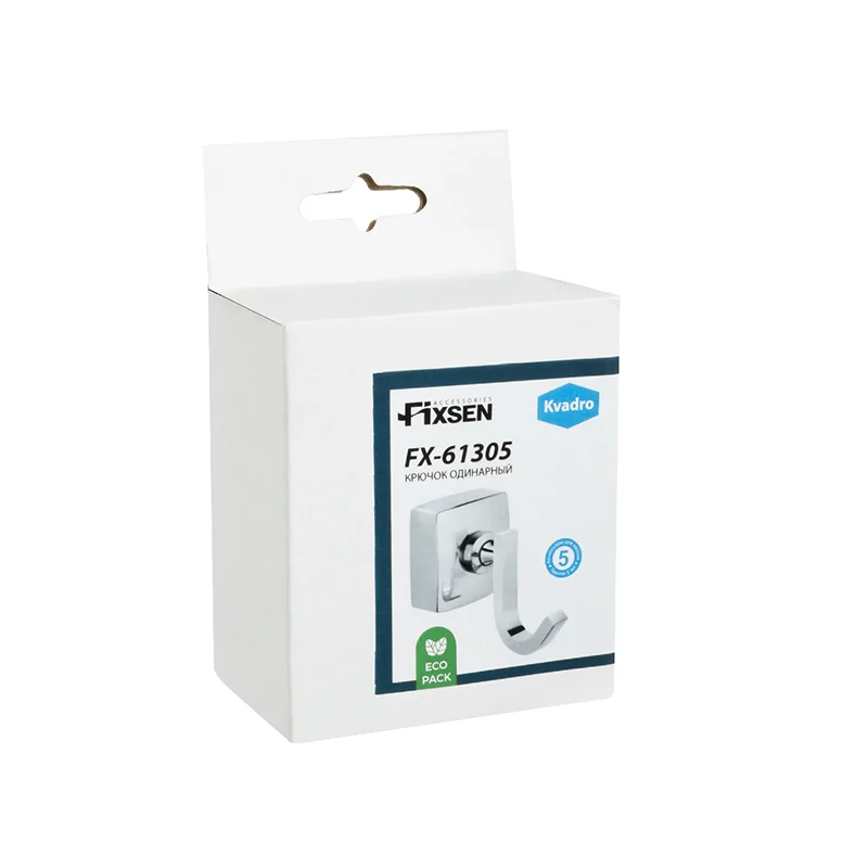 Крючок FIXSEN KVADRO FX-61305 хром — Изображение 3