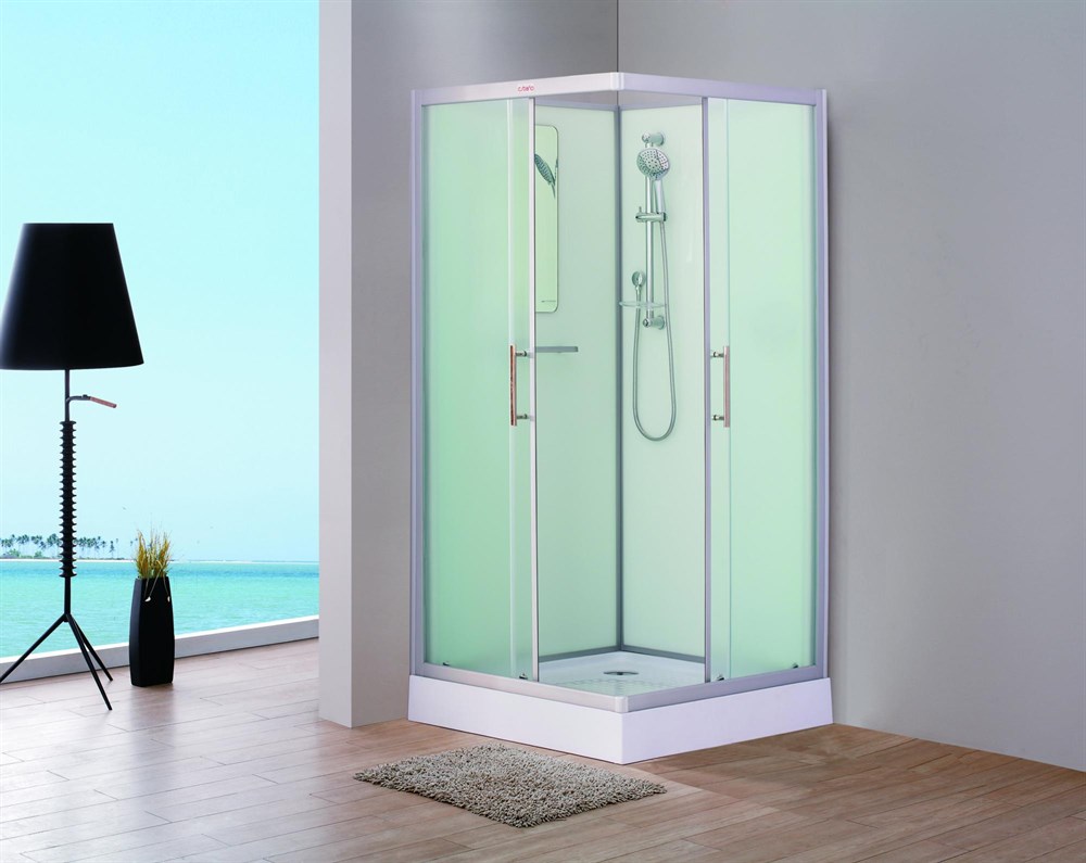 Душевая кабина Esbano ELEGANCIA (ESKB100CK) квадратная без крыши EST-100CK: 100x100x210см Душевая кабина Esbano ELEGANCIA (ESKB100CK) квадратная без крыши EST-100CK: 100x100x210см