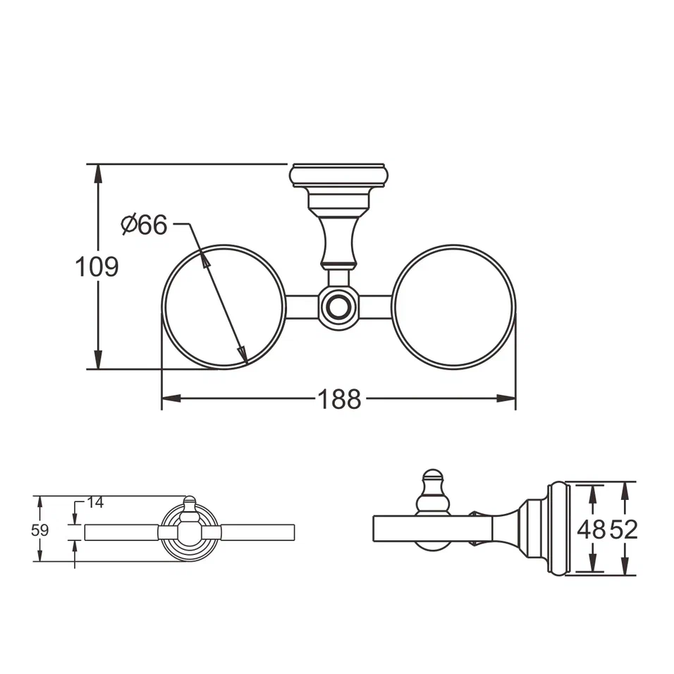 Стакан Rose RG1122Q бронза — Изображение 2