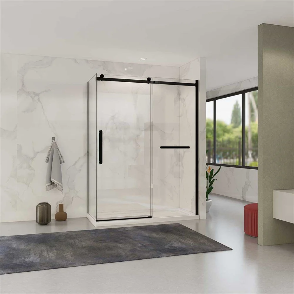 Душевой уголок Vincea Como Soft VSR-1CS1014CLB, 1400x1000, черный, стекло прозрачное Душевой уголок Vincea Como Soft VSR-1CS1014CLB, 1400x1000, черный, стекло прозрачное