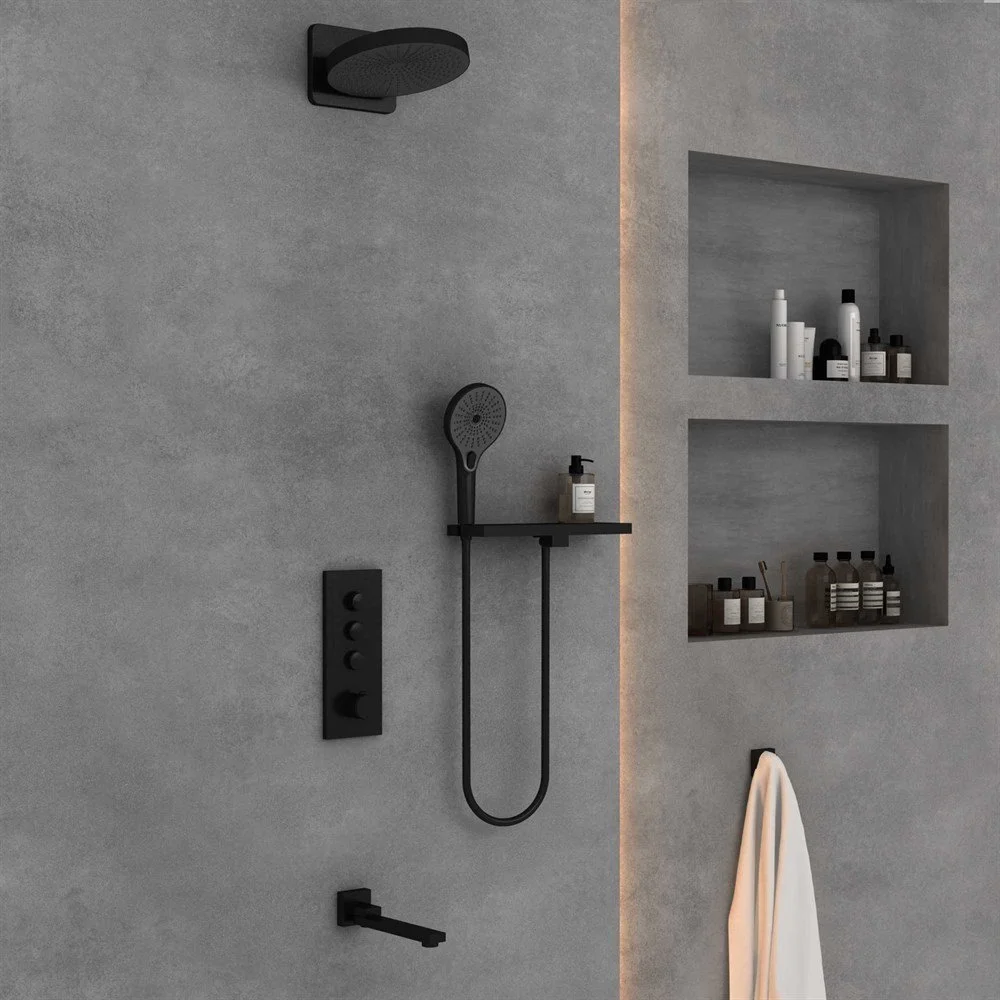 Душевая система Vincea Inspire VSFW-433TI1RMB встраиваемая, черный Душевая система Vincea Inspire VSFW-433TI1RMB встраиваемая, черный