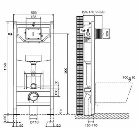 Комплект с инсталляцией Jacob Delafon Brive с микролифтом E4345G-00+E70014-00+E4316-CP+E5504-NF Комплект с инсталляцией Jacob Delafon Brive с микролифтом E4345G-00+E70014-00+E4316-CP+E5504-NF