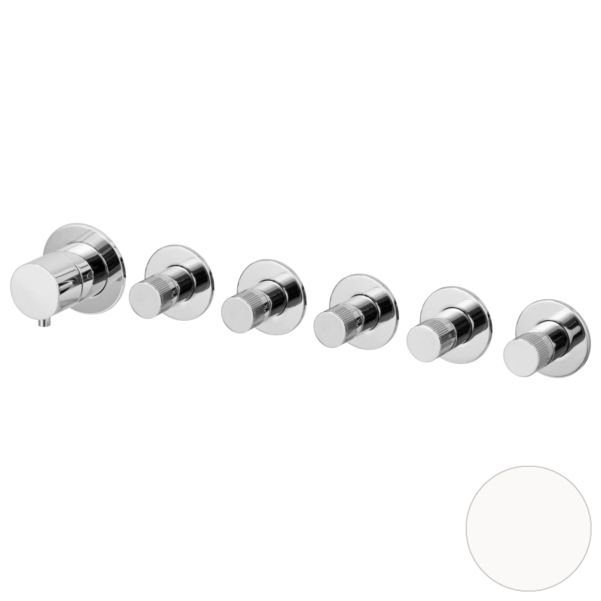 Смеситель для душа Remer X Style N98D5PWBBO, белый матовый Смеситель для душа Remer X Style N98D5PWBBO, белый матовый