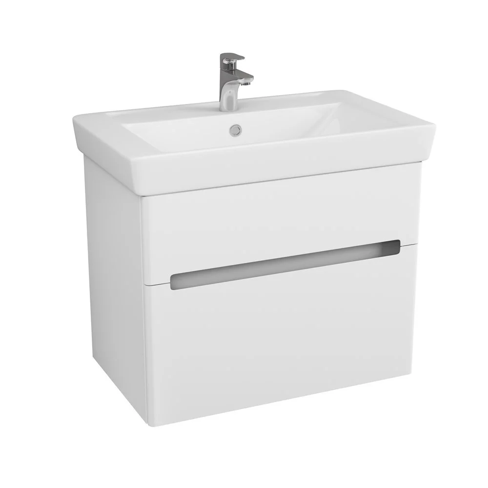 Тумба под раковину OWL 1975 Nyborg 80, 2 ящика, белая OW06.03.00 Тумба под раковину OWL 1975 Nyborg 80, 2 ящика, белая OW06.03.00