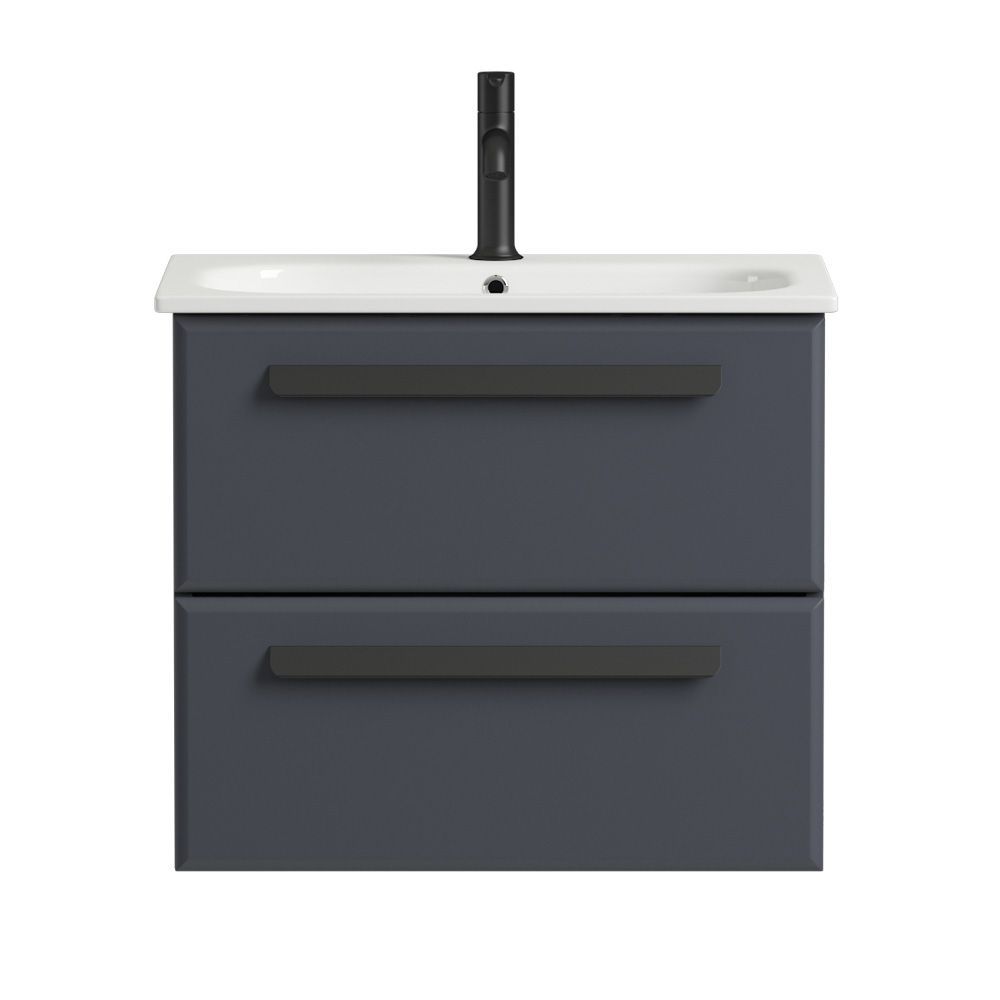 Тумба под раковину CEZARES ECO-CER-600-2C-SO-GR-P Grafito 570x450 подвесная Тумба под раковину CEZARES ECO-CER-600-2C-SO-GR-P Grafito 570x450 подвесная