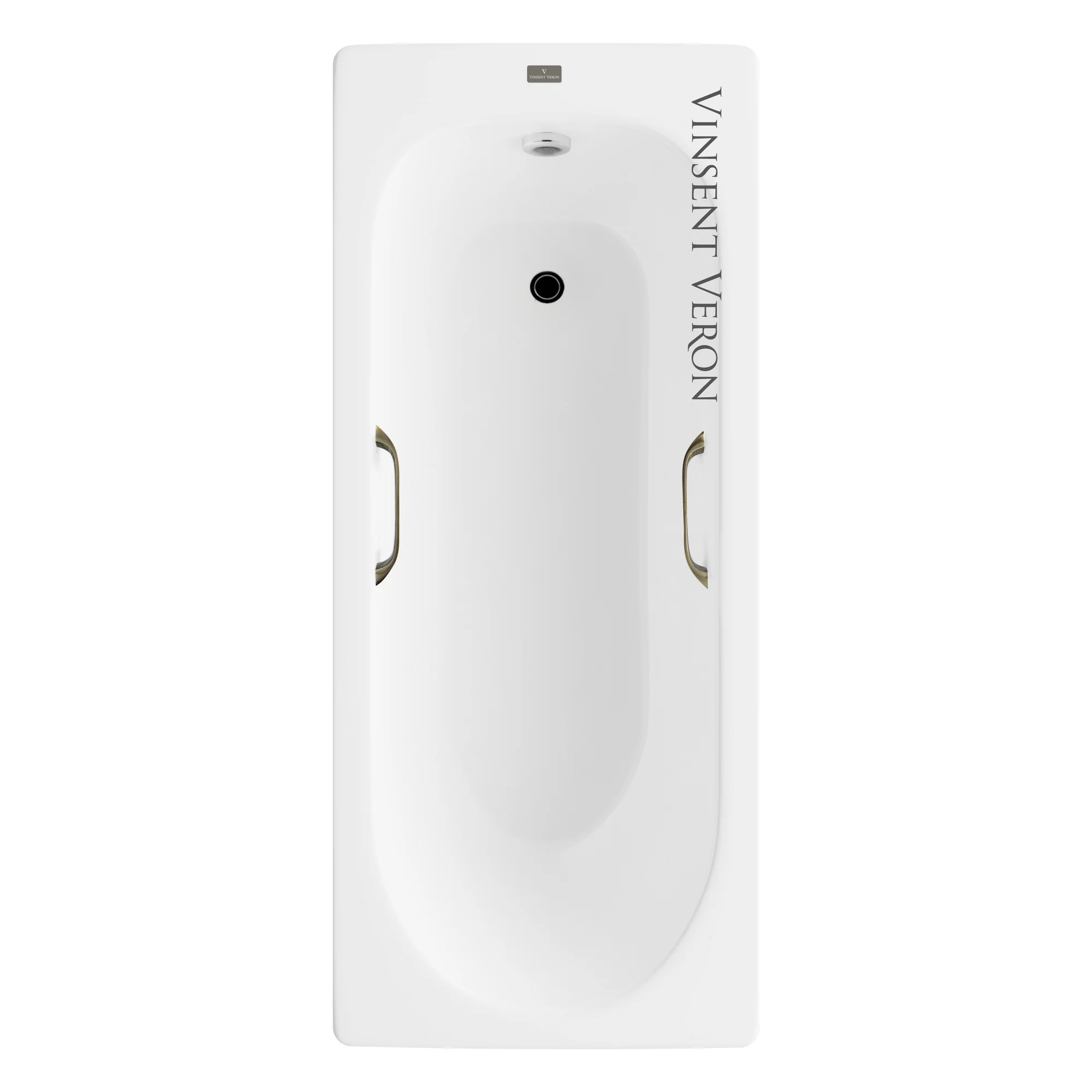 Ванна чугунная Vinsent Veron Soissons 170x70x42 VCN1707042H/VH0012BR с бронзовыми ручками Ванна чугунная Vinsent Veron Soissons 170x70x42 VCN1707042H/VH0012BR с бронзовыми ручками