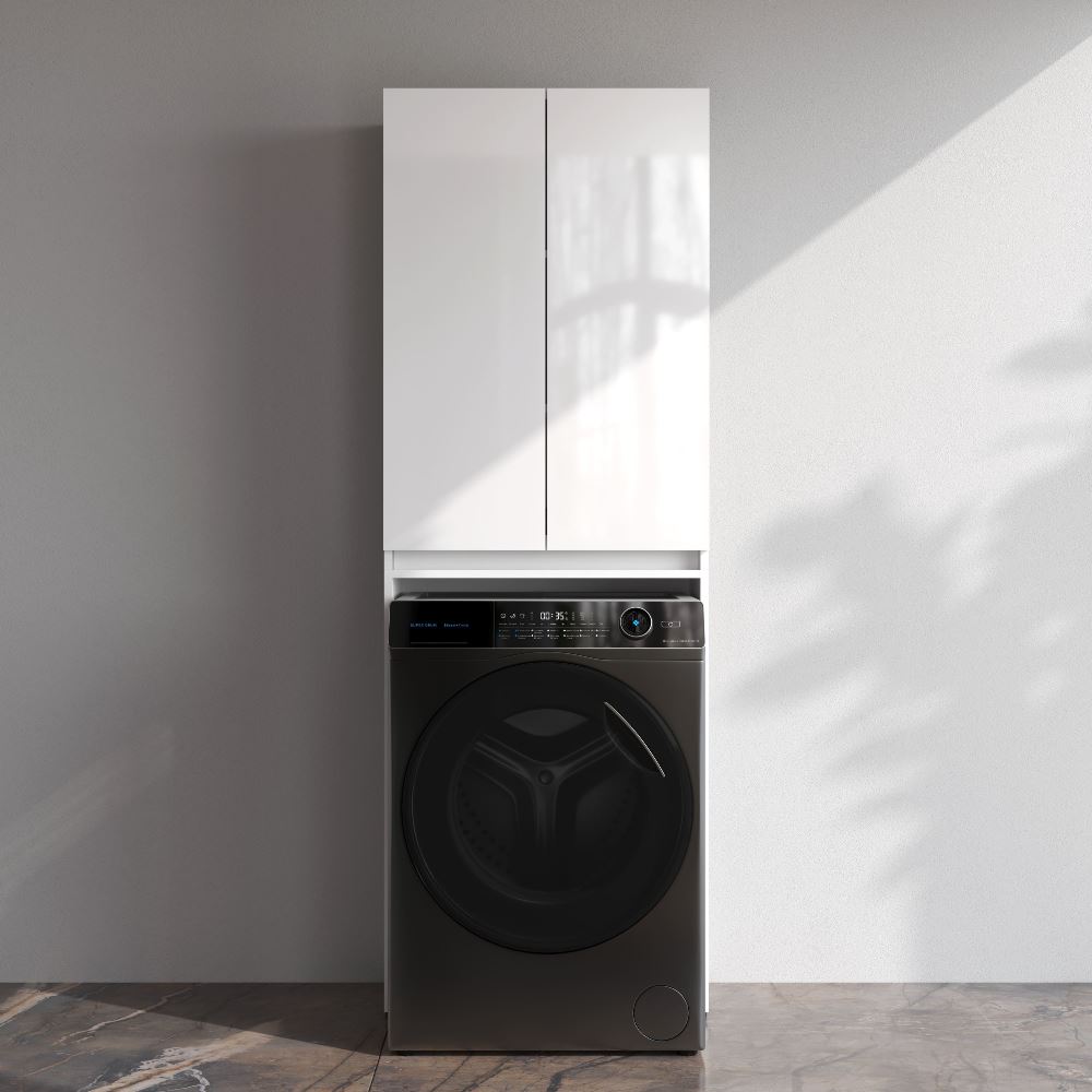 Шкаф AM.PM X-Joy M85CSX0652WG1 над стир.машиной с дверями, узкий, 65 см, белый Шкаф AM.PM X-Joy M85CSX0652WG1 над стир.машиной с дверями, узкий, 65 см, белый