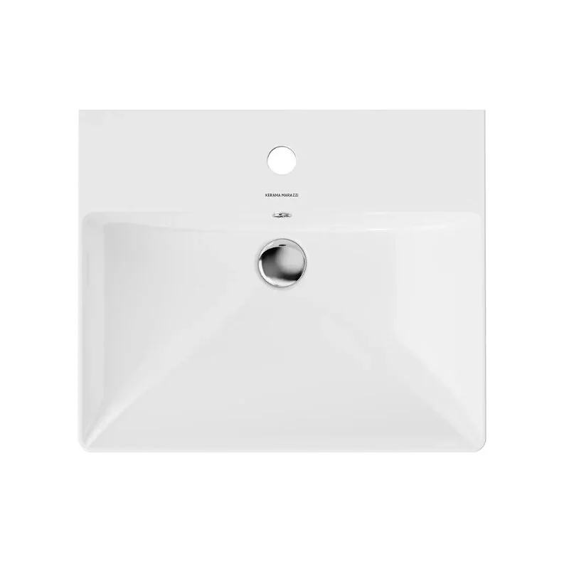 Раковина Kerama Marazzi Pro KMPRWb50GWh1 мебельная\подвесная 50, белая глянцевая — Изображение 4
