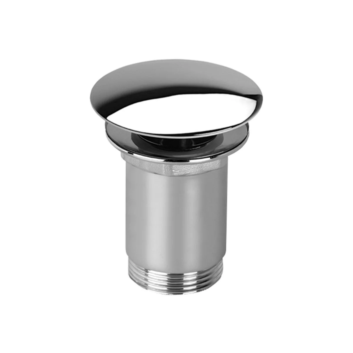 Донный клапан CEZARES CZR-B-SOC-01 с круглой крышкой, с системой клик-клак с переливом, хром Донный клапан CEZARES CZR-B-SOC-01 с круглой крышкой, с системой клик-клак с переливом, хром