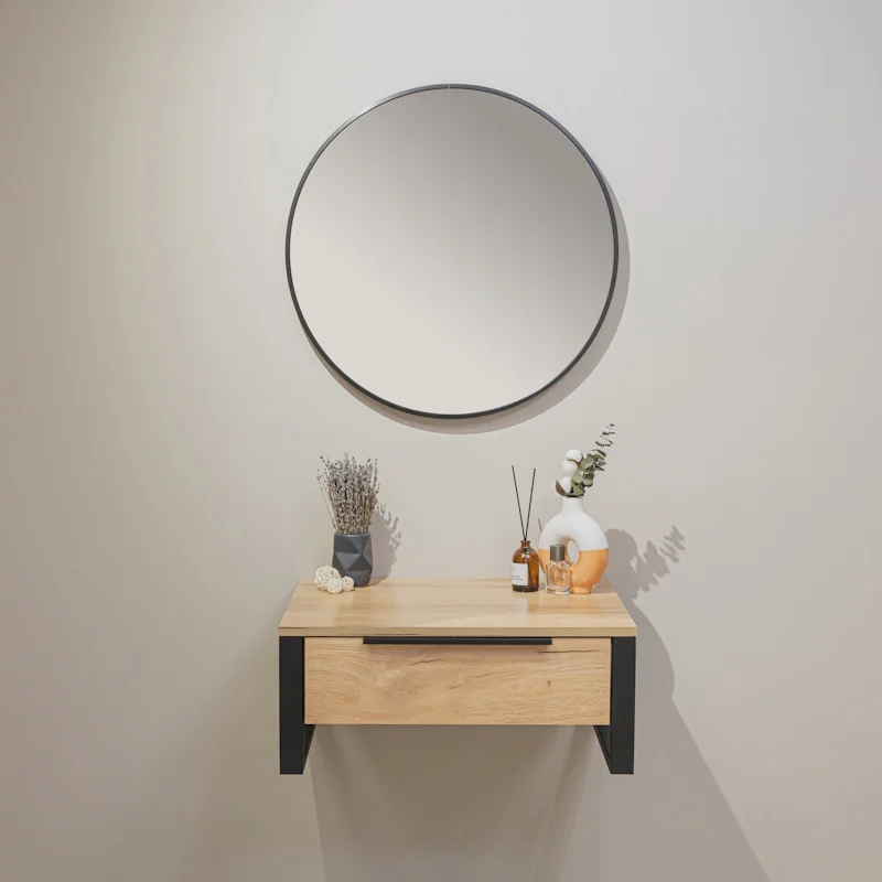 Зеркало Silver Mirrors Selena ФР-00002568 D800 алюминиевый профиль черный — Изображение 1