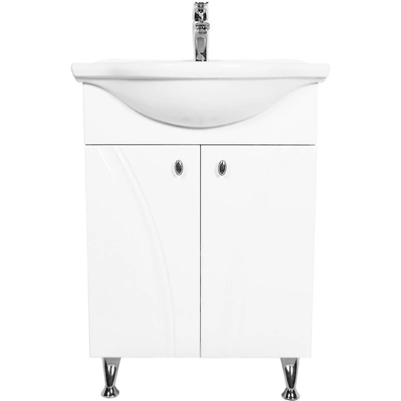 Тумба с раковиной Orange Лотос 60 Белая Lo-60RA Тумба с раковиной Orange Лотос 60 Белая Lo-60RA