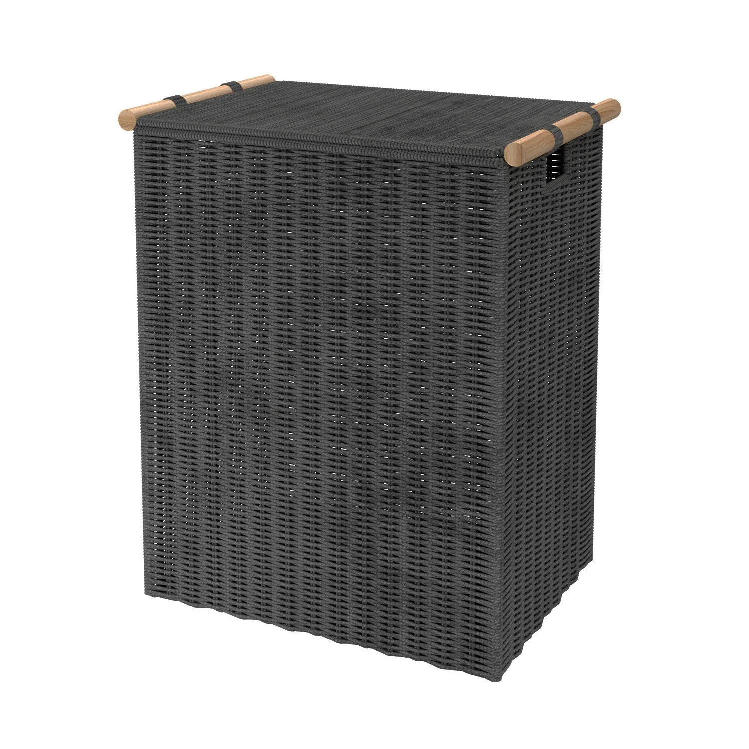 Корзина для белья WasserKRAFT Gollach WB-330-L черный Корзина для белья WasserKRAFT Gollach WB-330-L черный