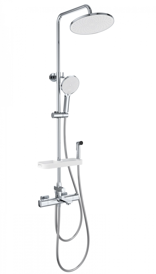 Душевая система Wonzon & Woghand с термостатом, хром (WW-C3011-A1-CR) Душевая система Wonzon & Woghand с термостатом, хром (WW-C3011-A1-CR)