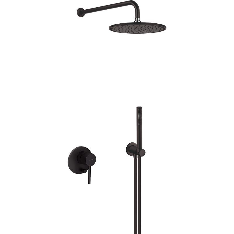 Душевая система Kludi BOZZ 387363976 черный матовый Душевая система Kludi BOZZ 387363976 черный матовый