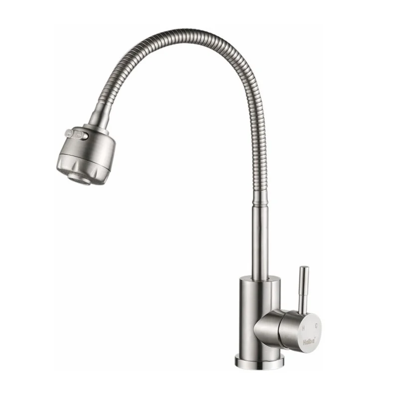Смеситель для кухни Haiba HB73304 сталь — Изображение 1