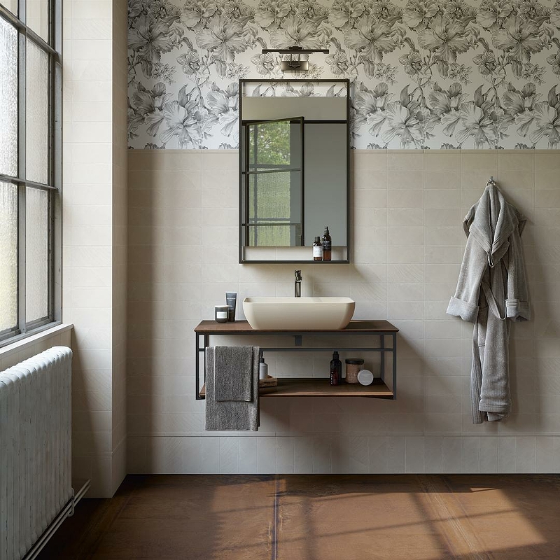 Раковина Kerama Marazzi Plaza PLR.wb.55\SAN накладная 55, песочная матовая — Изображение 3