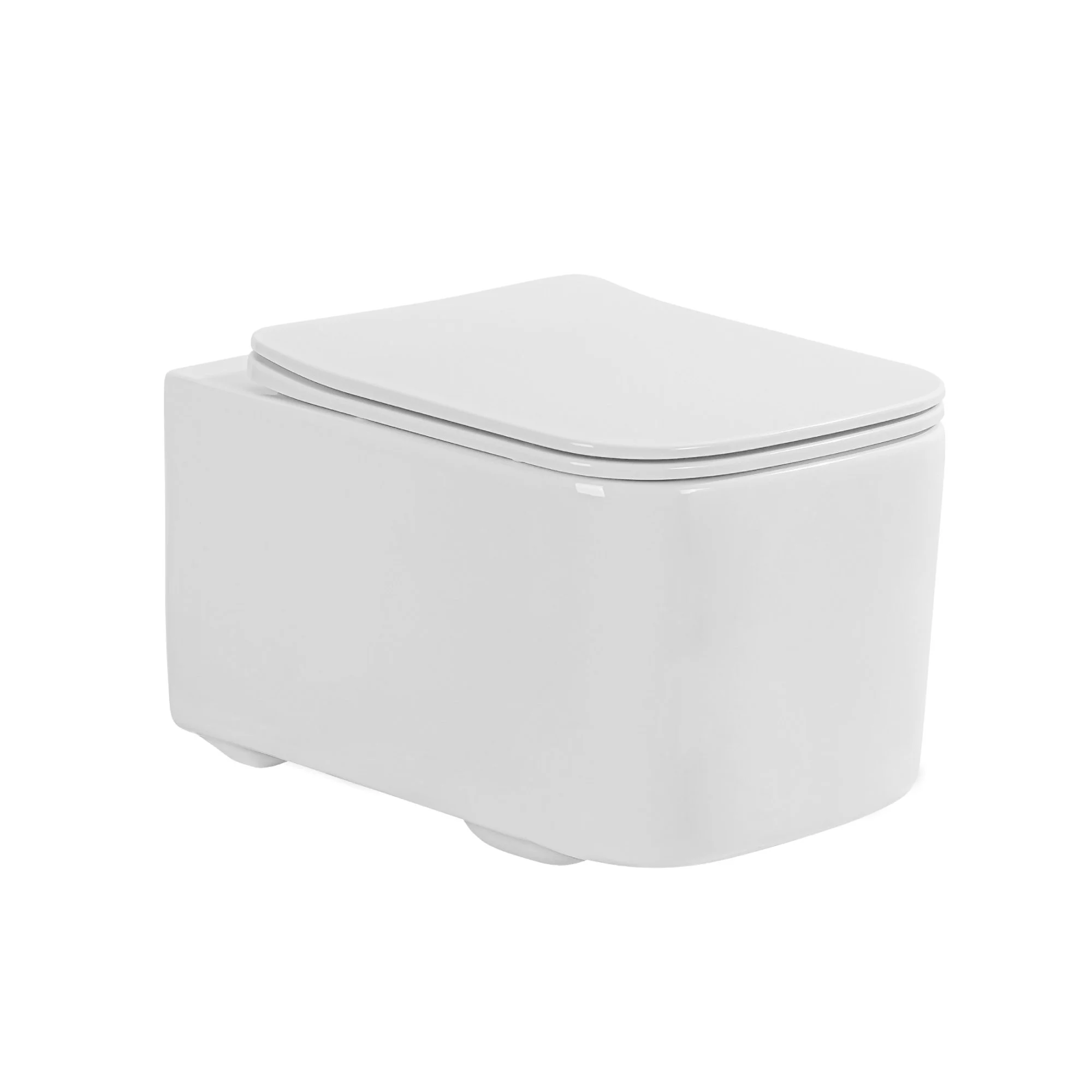 Унитаз подвесной Aquatek КВАДРО AQ1515T-00 с сиденьем микролифт, белый Унитаз подвесной Aquatek КВАДРО AQ1515T-00 с сиденьем микролифт, белый