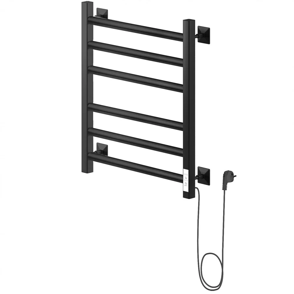 Полотенцесушитель электрический Ника STEP-3 60/50 RAL9005 черный матовый правый тэн STEP-3 60/50 черн мат прав Полотенцесушитель электрический Ника STEP-3 60/50 RAL9005 черный матовый правый тэн STEP-3 60/50 черн мат прав