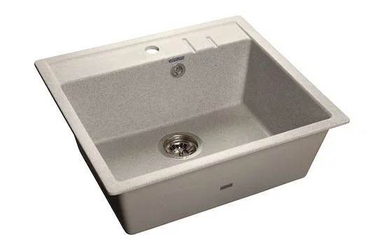 Кухонная мойка GranFest Quadro Q-560 сер серый Кухонная мойка GranFest Quadro Q-560 сер серый