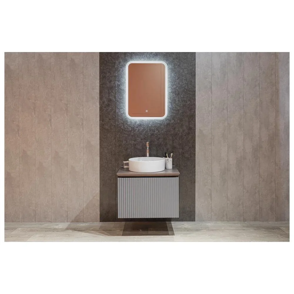 Зеркало Silver Mirrors Stiv-Lite 500х700 LED-00002729 подсветка cенсорный выключатель — Изображение 3