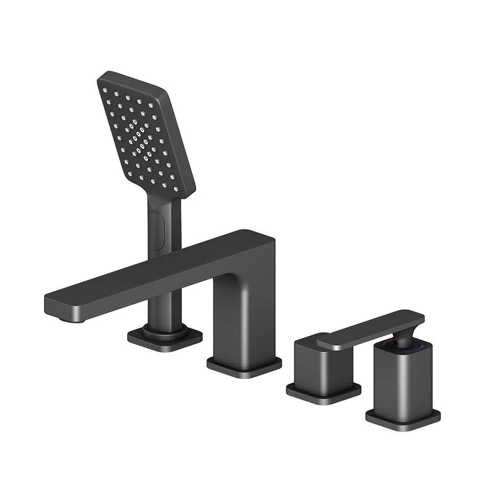 Смеситель на борт ванны Timo Torne 4330/03Y черный Смеситель на борт ванны Timo Torne 4330/03Y черный