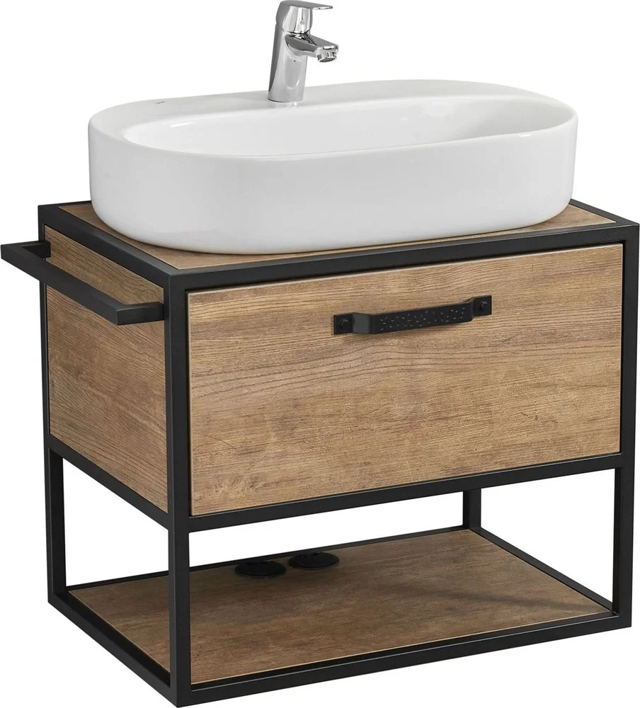 Тумба под раковину Aquaton Лофт Фабрик 65 дуб кантри 1A242301LTDY0 Тумба под раковину Aquaton Лофт Фабрик 65 дуб кантри 1A242301LTDY0