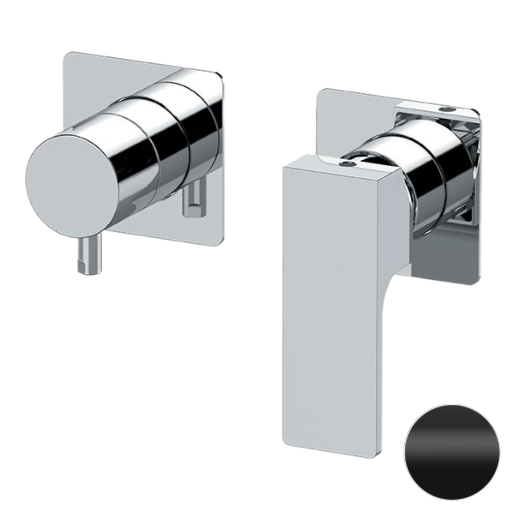 Смеситель для душа Remer Absolute AU93ZPWBNO, черный матовый Смеситель для душа Remer Absolute AU93ZPWBNO, черный матовый