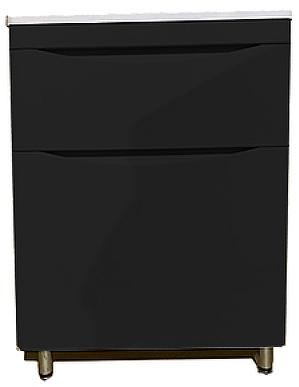 Тумба под раковину Style Line Бергамо мини 80люкс PLUS черный СС-00002313 Тумба под раковину Style Line Бергамо мини 80люкс PLUS черный СС-00002313